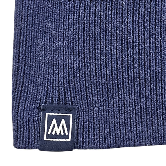 NWT Mizzen Main Sweater Mens XXL Blue Cassady Crew Neck Moisture Wicking Soft - Picture 7 of 15